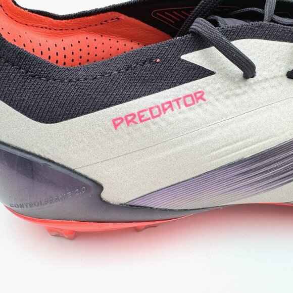 NEW adidas Predator Elite FG Soccer Cleats Men\'s Size 10 Platinum Metallic main image 15